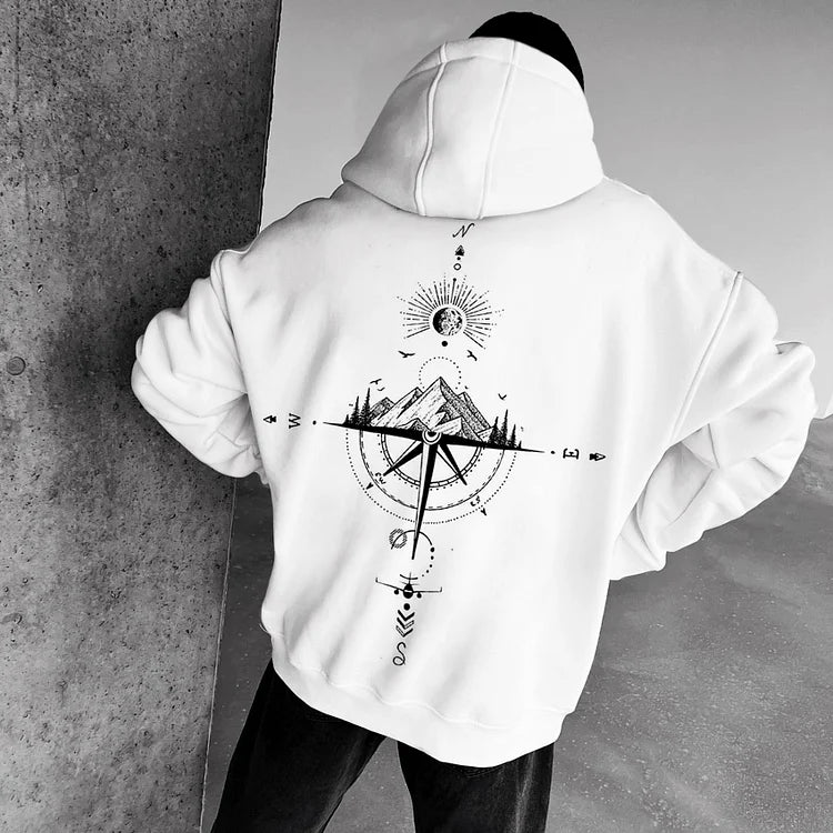 Apellio.com Oversize Sun Moon Star Ocean Hoodie
