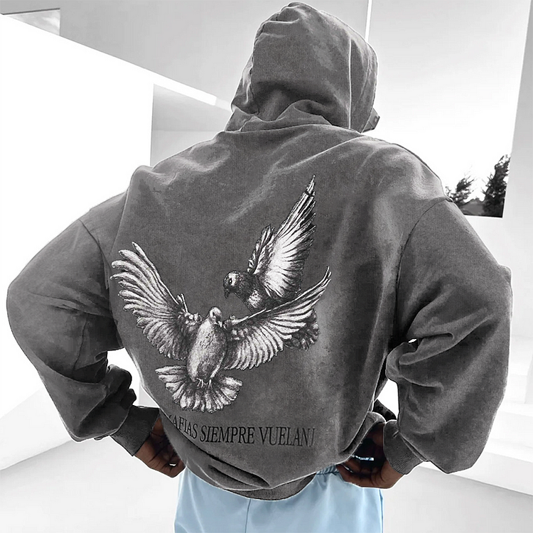 'VUELO MAFISO' Oversized Hoodie by apellio.com