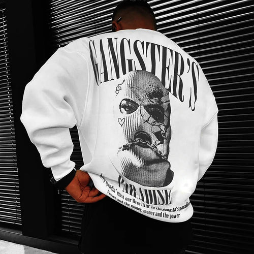 Apellio.com Men's Fashion Oversized Casual Print Sweatshirt