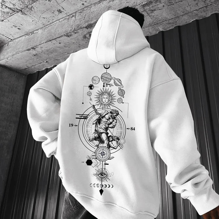 Apellio.com Oversize Sun Moon Stars Hoodie